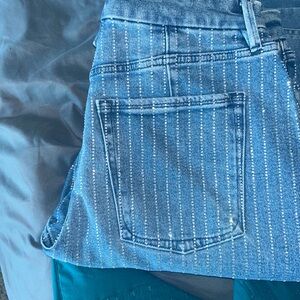 Sparkly Blue Denim Jeans